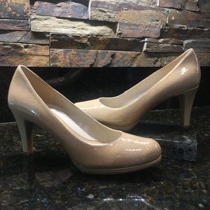 Naturalizer Lennox Patent Pumps, Taupe/Nude, 7M